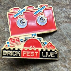 Lego brickfest pin